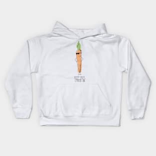 Keep Calm, Carrot On Kids Hoodie